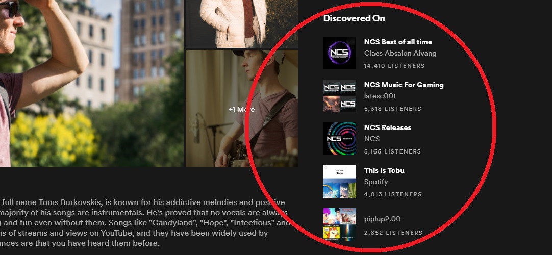 Spotify are getting rid of Artist’s listener count in their Discovered On section