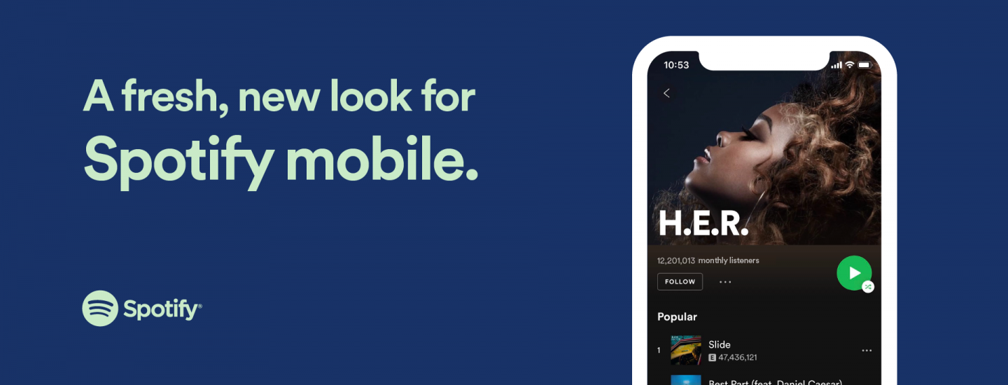 Get to know: Spotify Mobile’s fresh new look