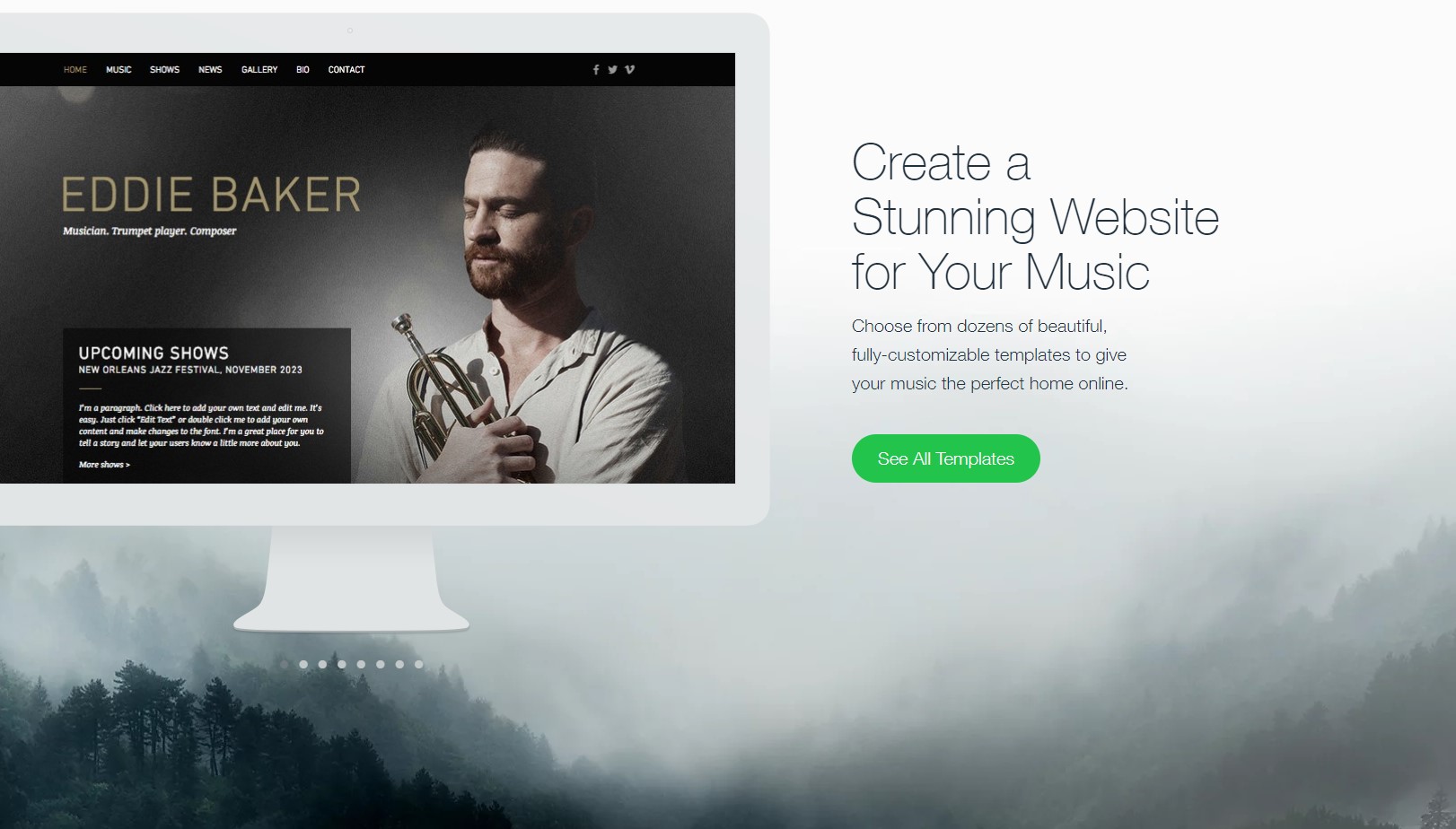 Wix Music Templates