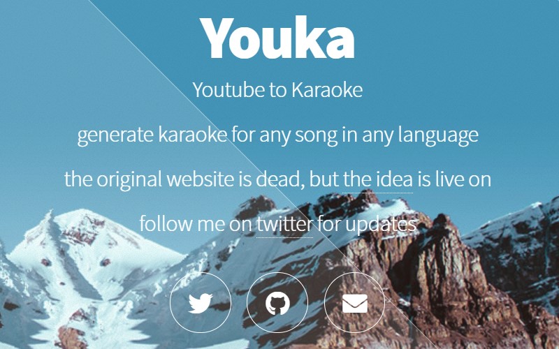Youka creates karaoke videos from any YouTube music video