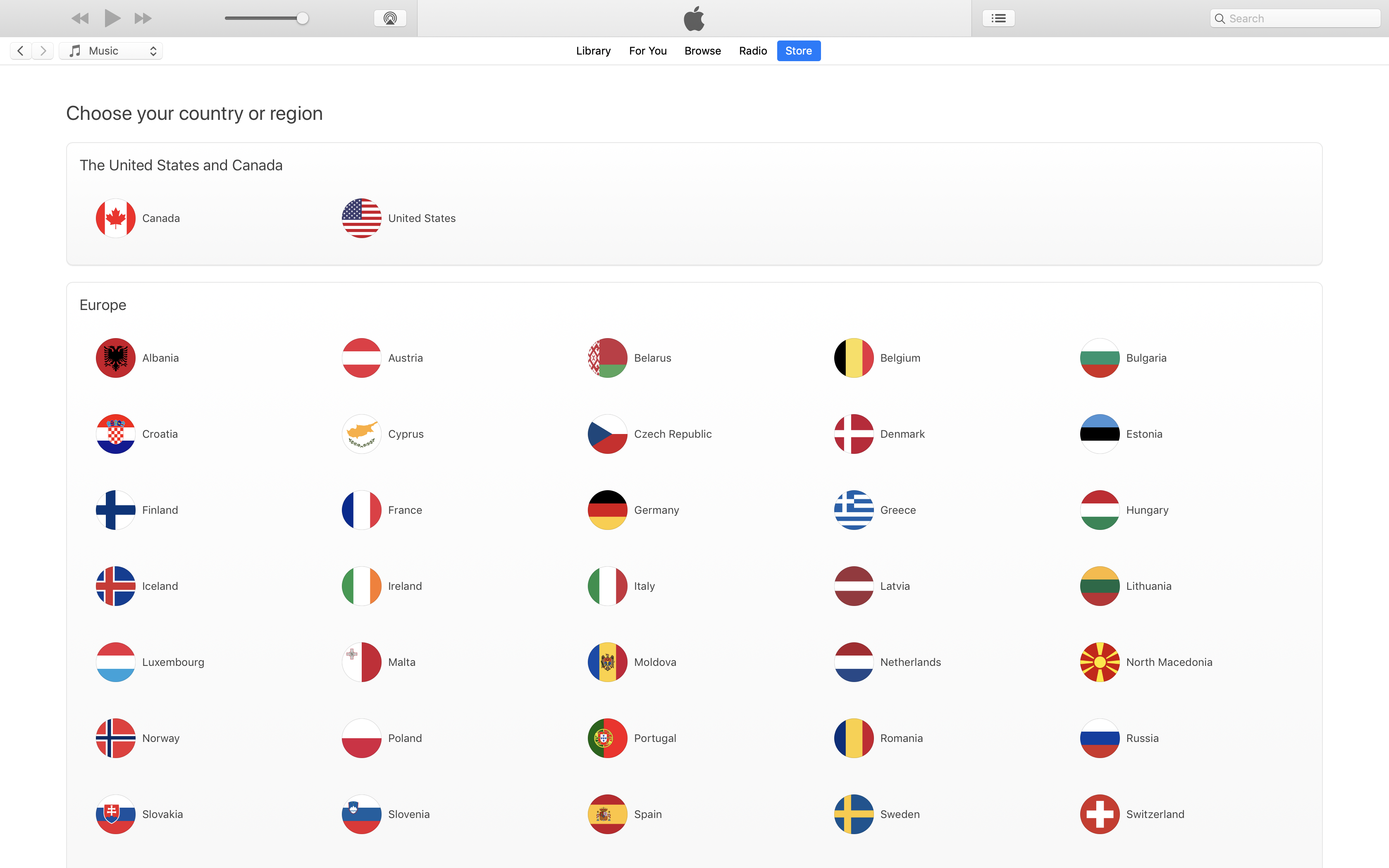 How to search in a foreign iTunes Store
