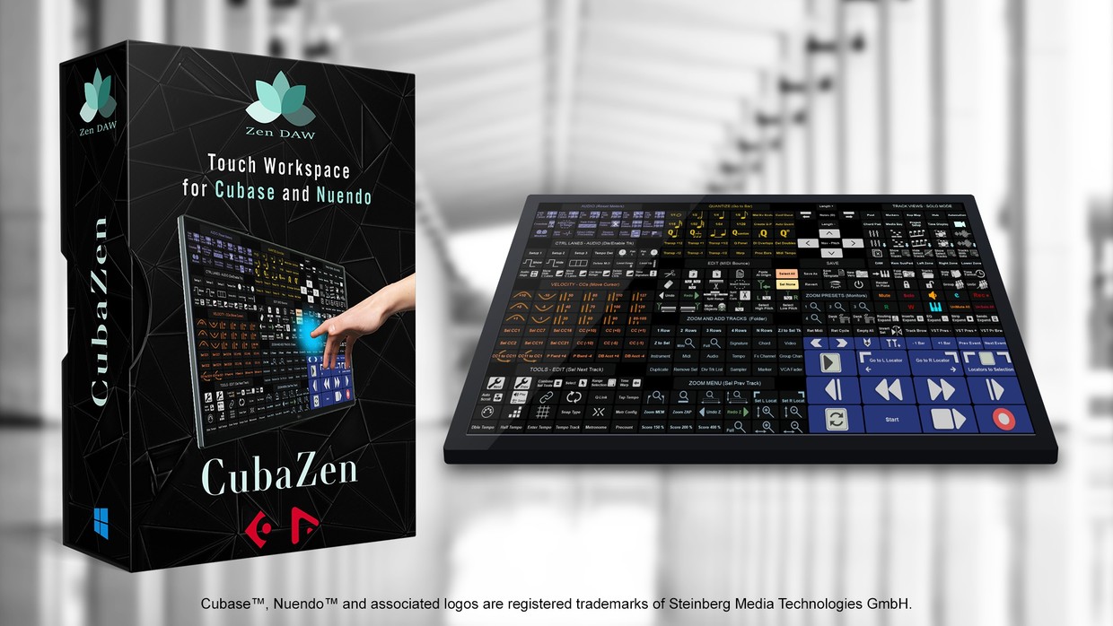 Get touchscreen control of Steinberg’s Cubase and Nuendo DAWs
