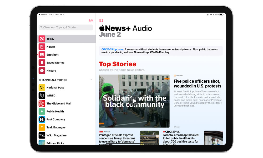 Apple launch audio stories in News+ from magazines and news outlets