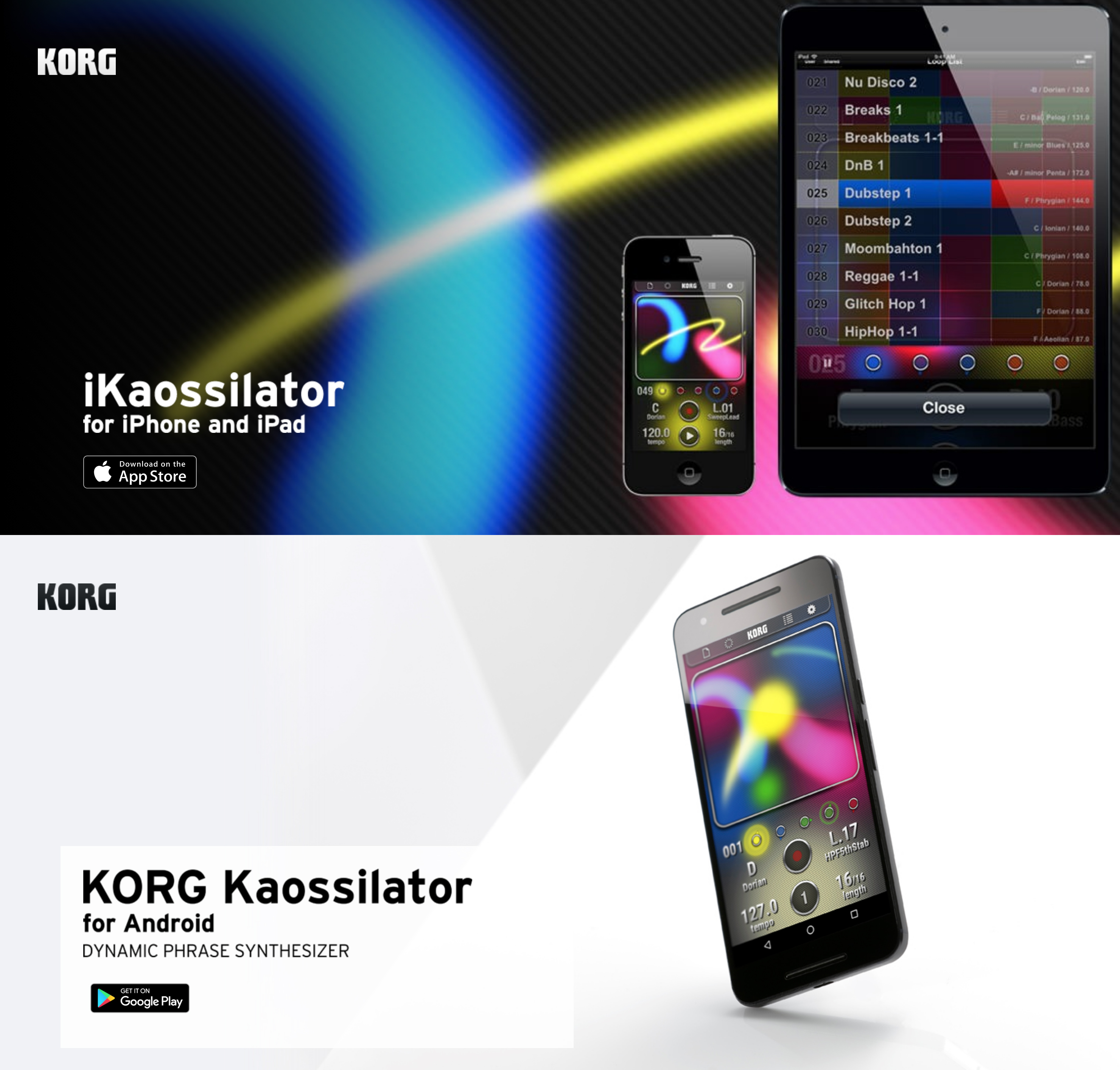How to play a Korg Kaossilator on your smartphone