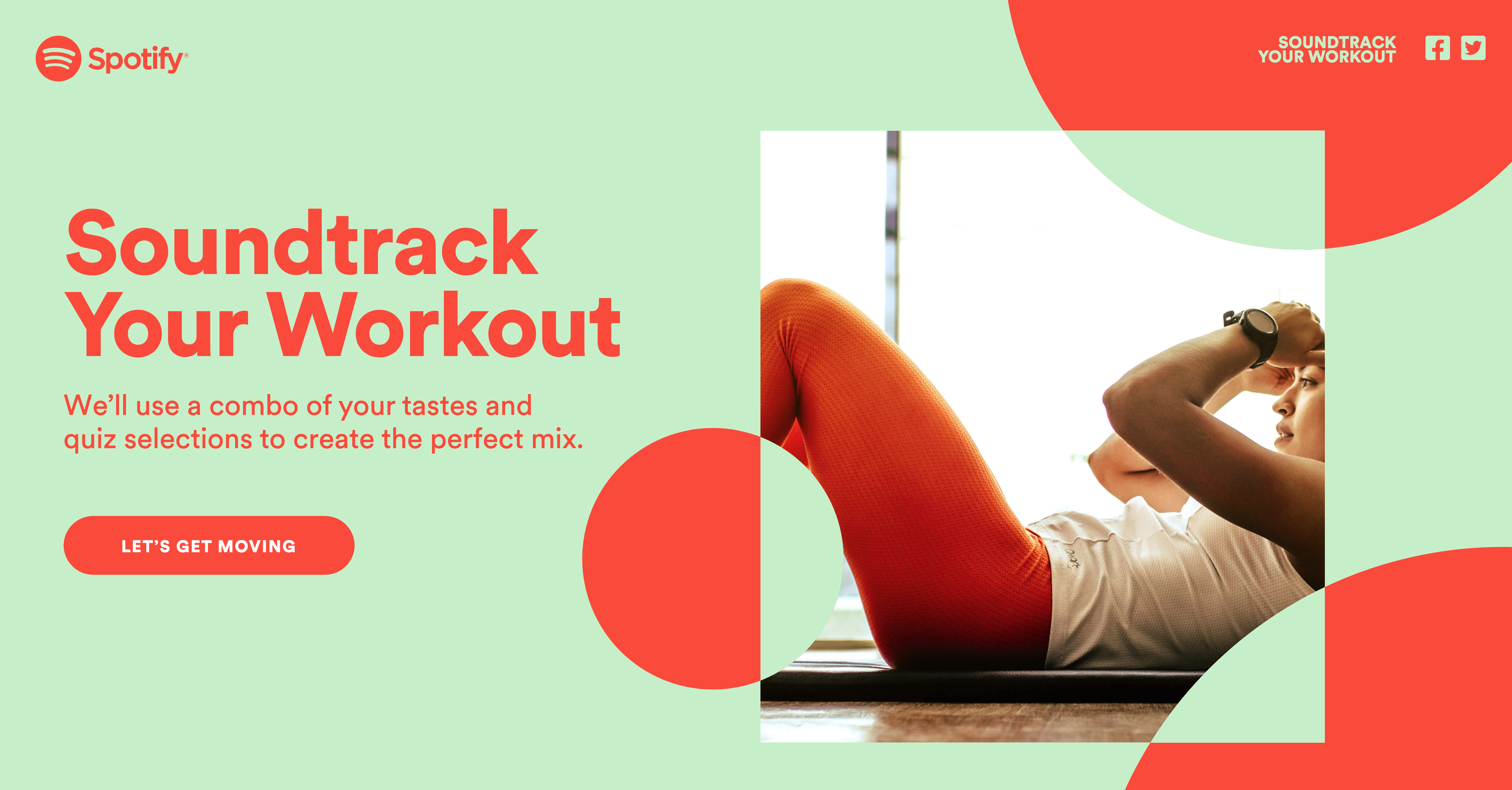 Spotify’s Workout tool creates a personalized playlist to your taste