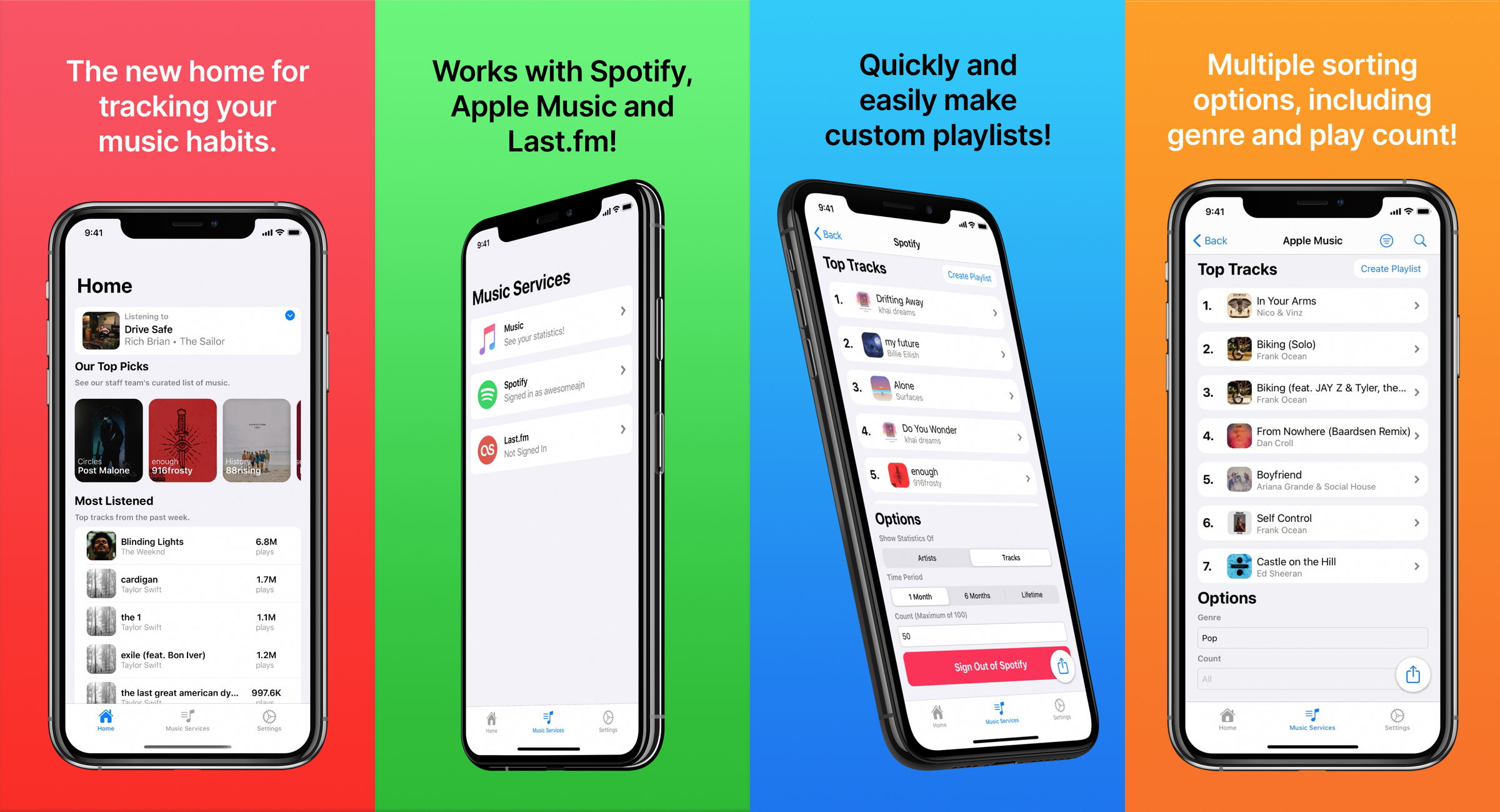 How to find your most played tracks and artists on Spotify or Apple Music
