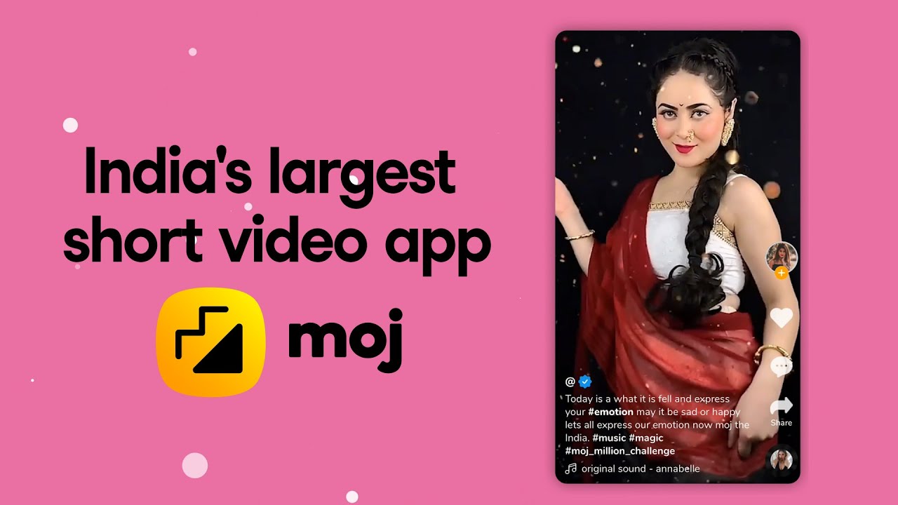 Indian short video app Moj report over 50 million users one month after launching