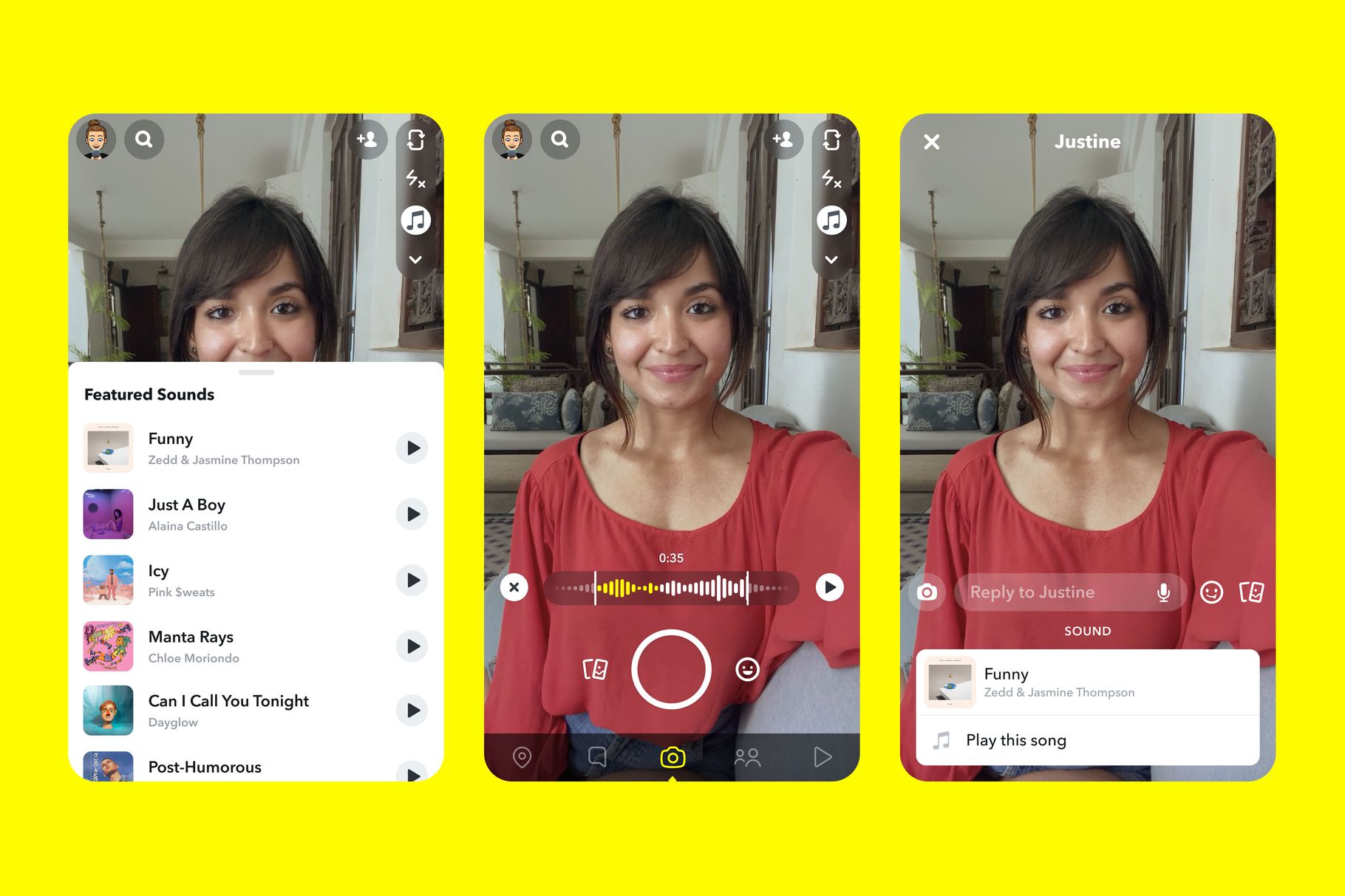 Snapchat are adding music to Snaps making it a true Instagram and TikTok competitor