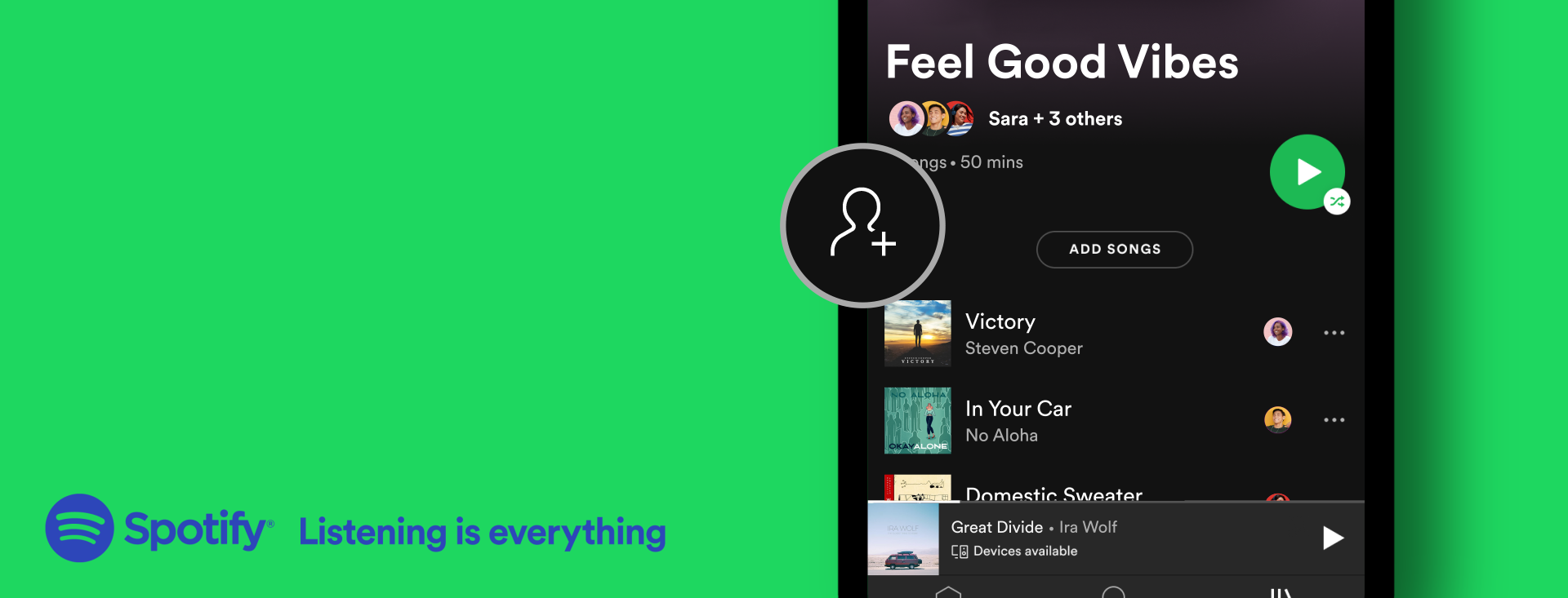 Spotify update collaborative playlists to make adding friends easier