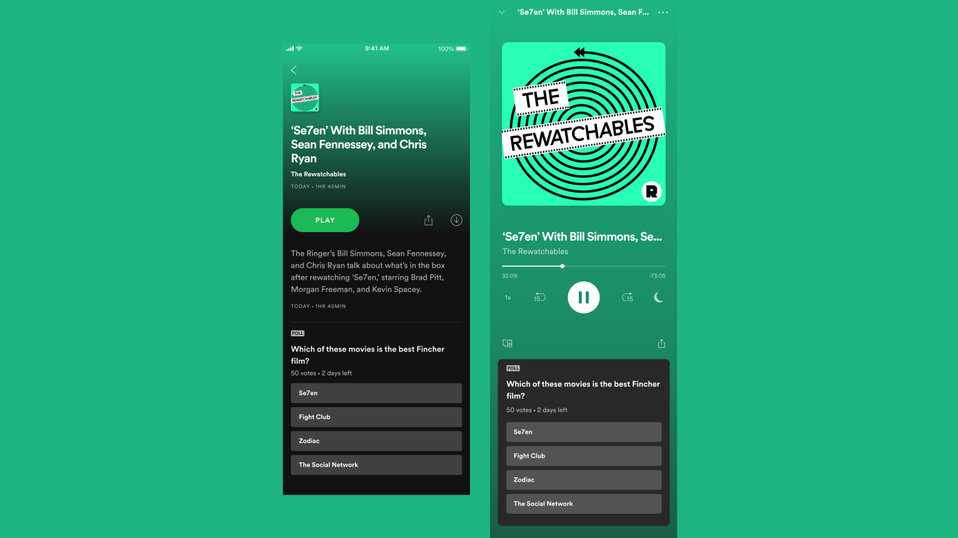 Spotify add polls to podcasts to get listeners involved