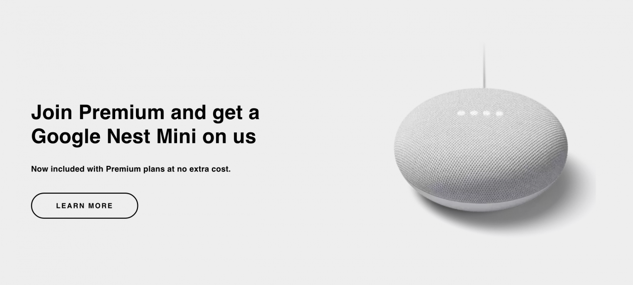 Get a free Google Nest Mini speaker 
