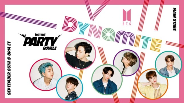 BTS will debut their music video for ‘Dynamite’ on Fortnite Party Royale
