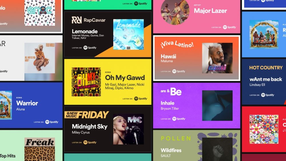 spotify palette based on music