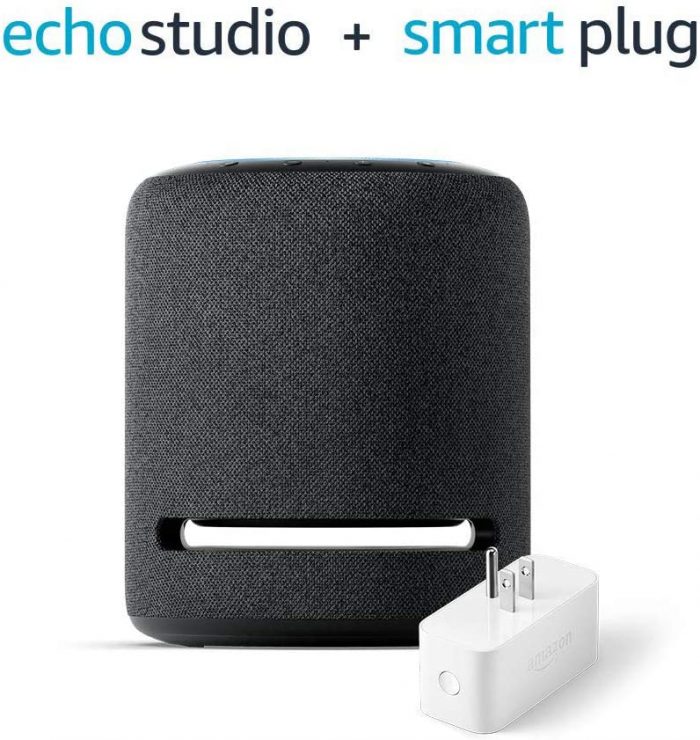 Echo Studio (Charcoal) with Amazon Smart Plug