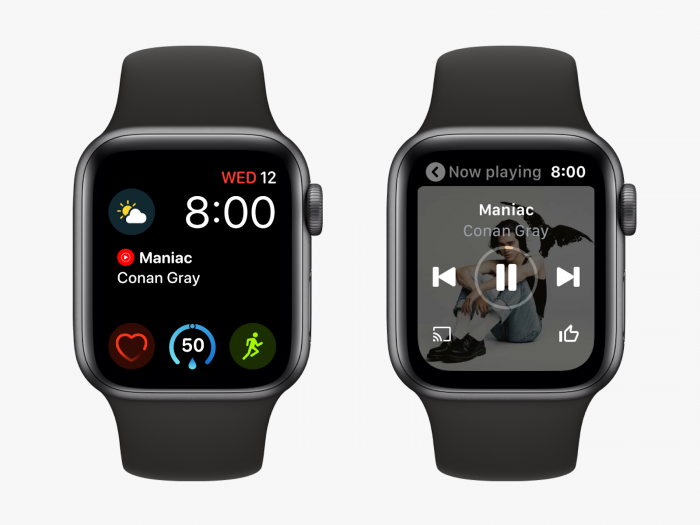 YouTube Music on Apple Watch