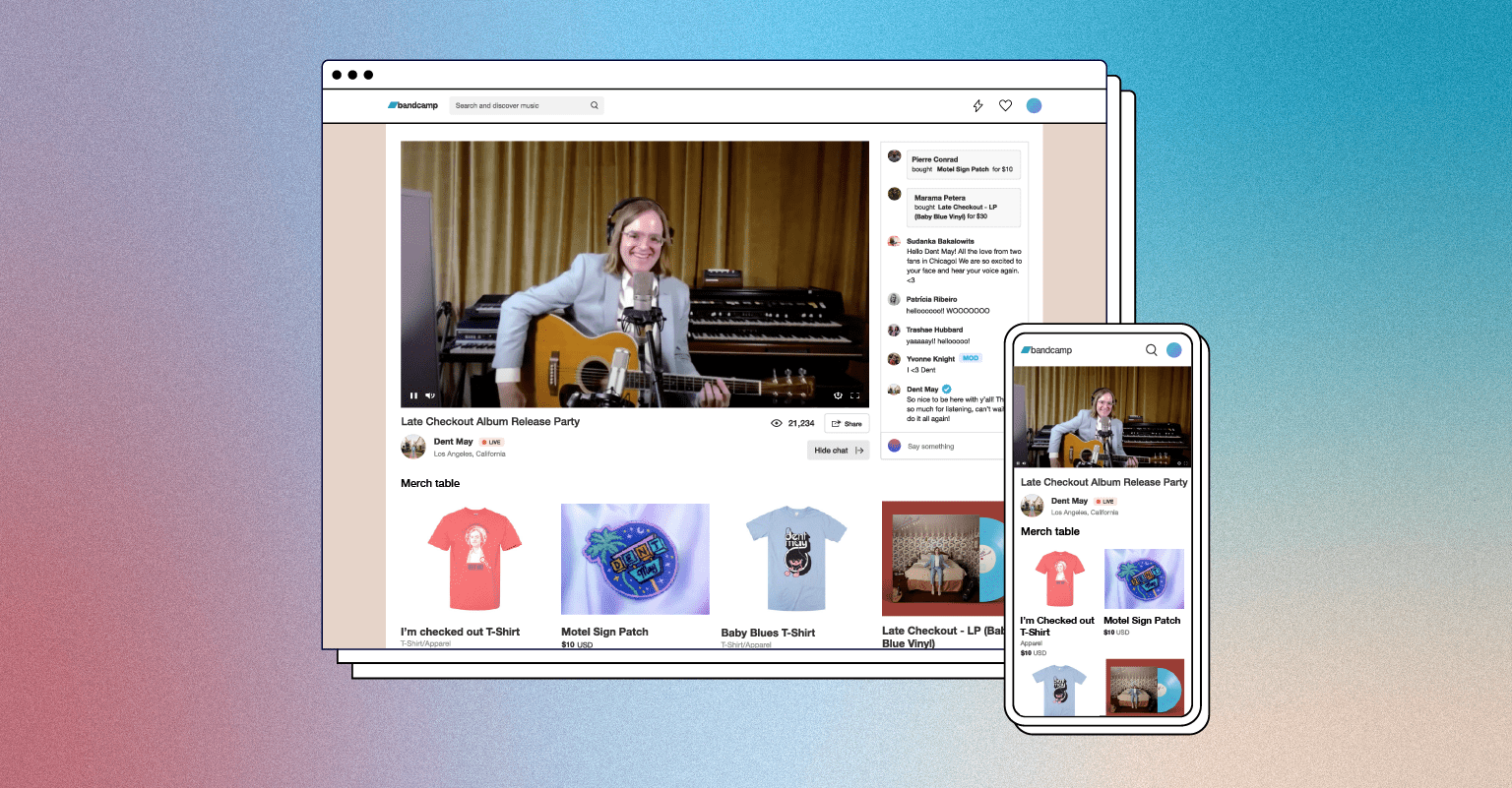 Bandcamp Announce Live Streaming Service
