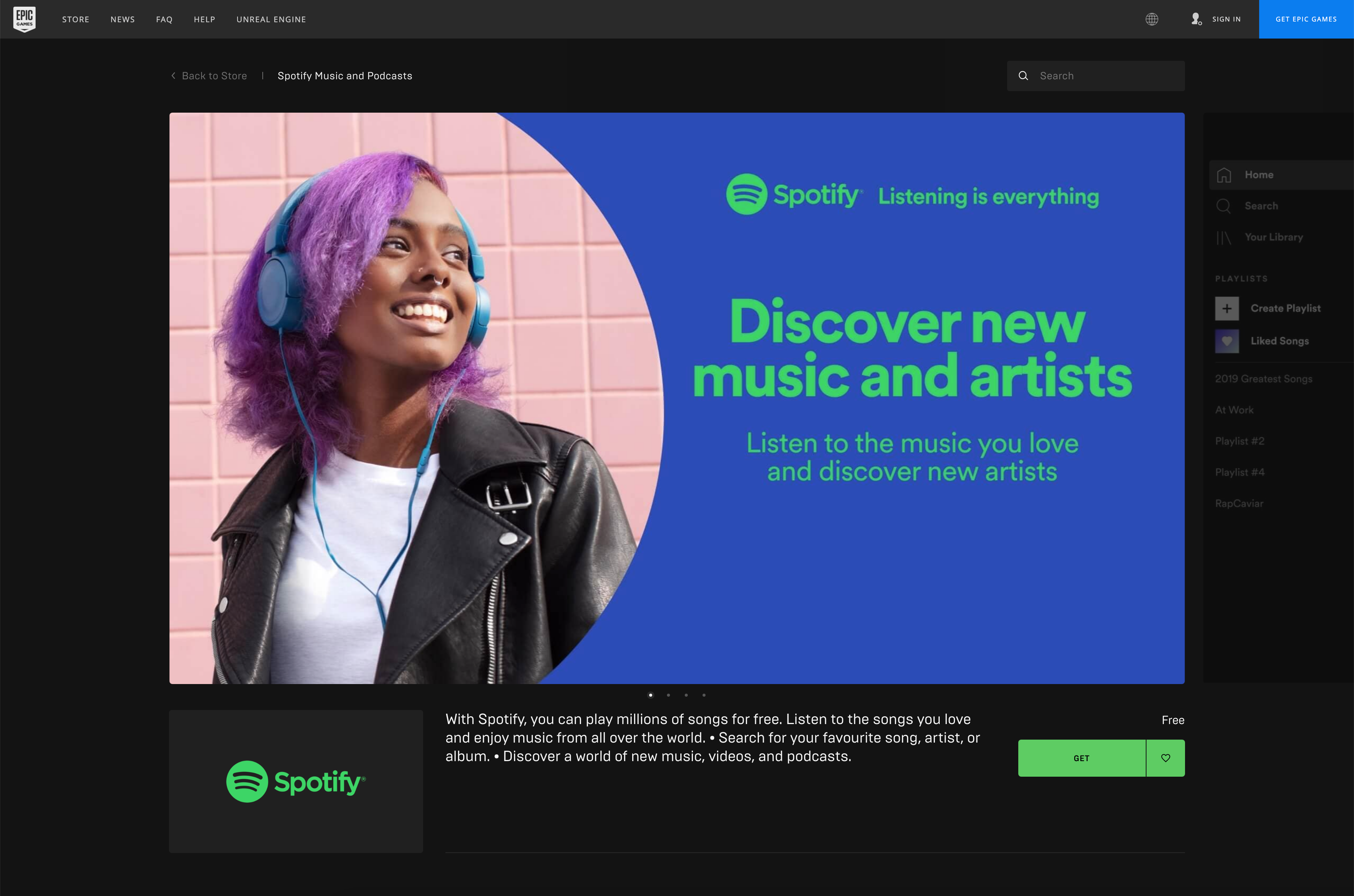 You can now download Spotify on the Epic Games Store - RouteNote Blog