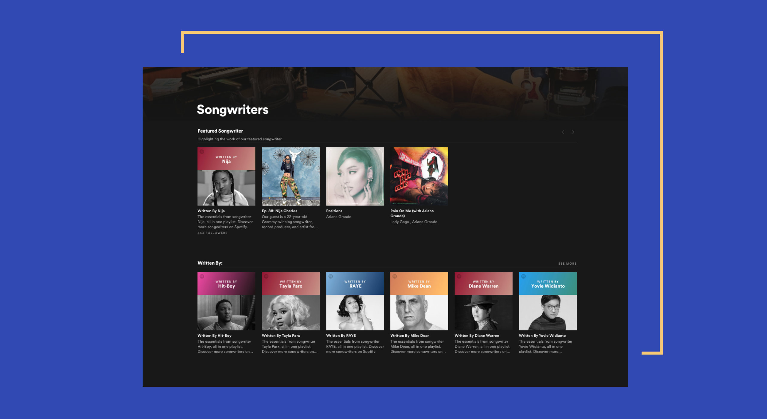 Spotify highlights the hidden creators with their new Songwriters Hub
