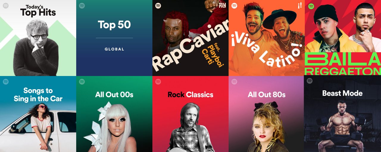 What are the most popular playlists on Spotify in 2021