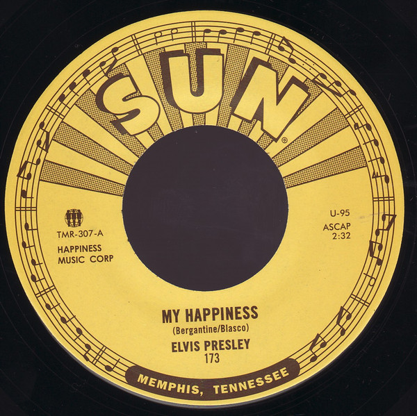 elvis presley my happiness most expensive records vinyl