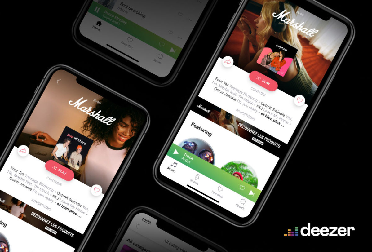 Deezer are opening up sponsorships for their huge editorial music playlists