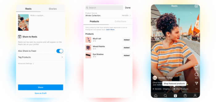 Instagram Reels adds merch shopping to videos - RouteNote Blog