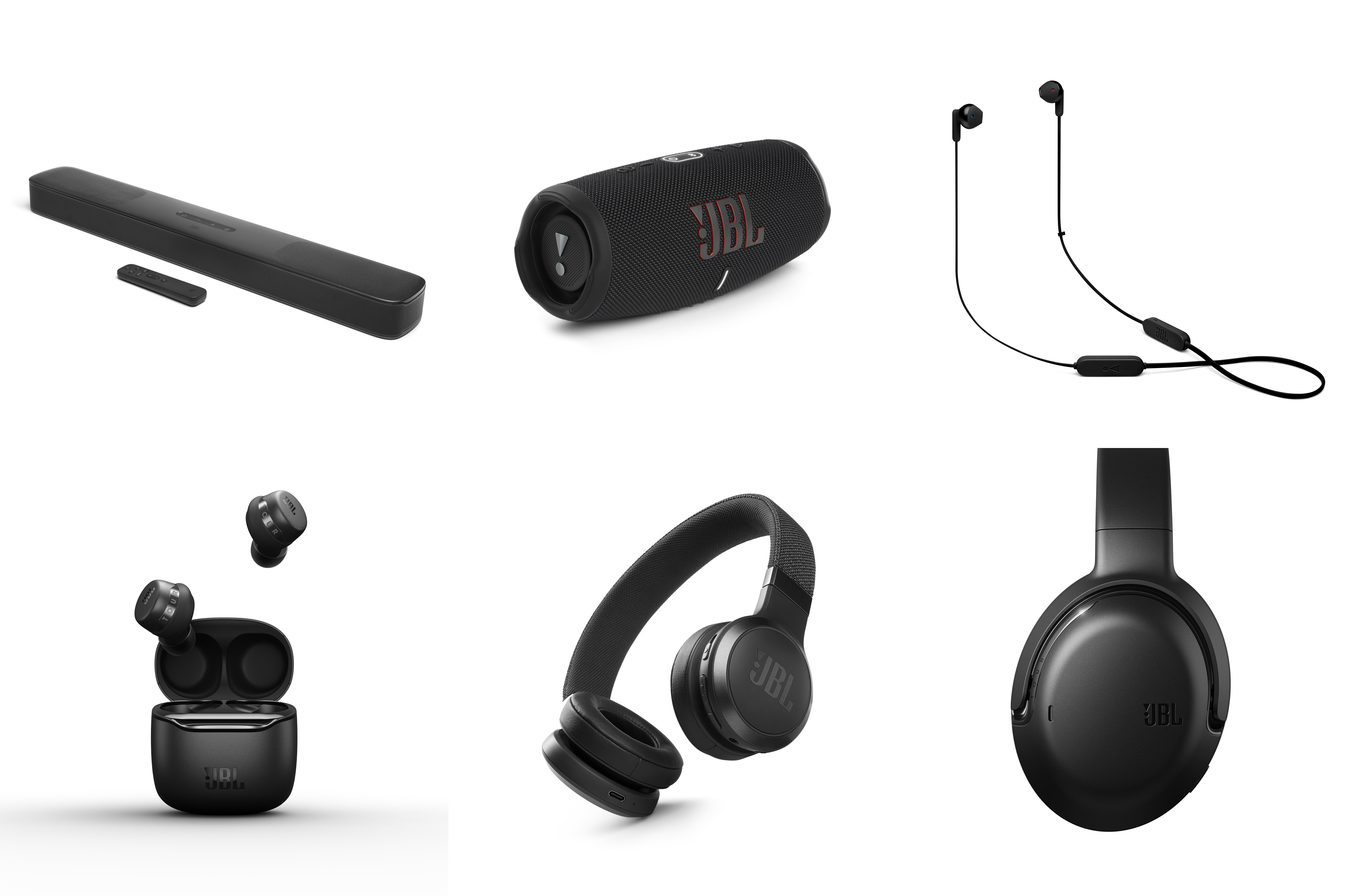 JBL announce a new soundbar, Bluetooth speaker, headphones and earbuds
