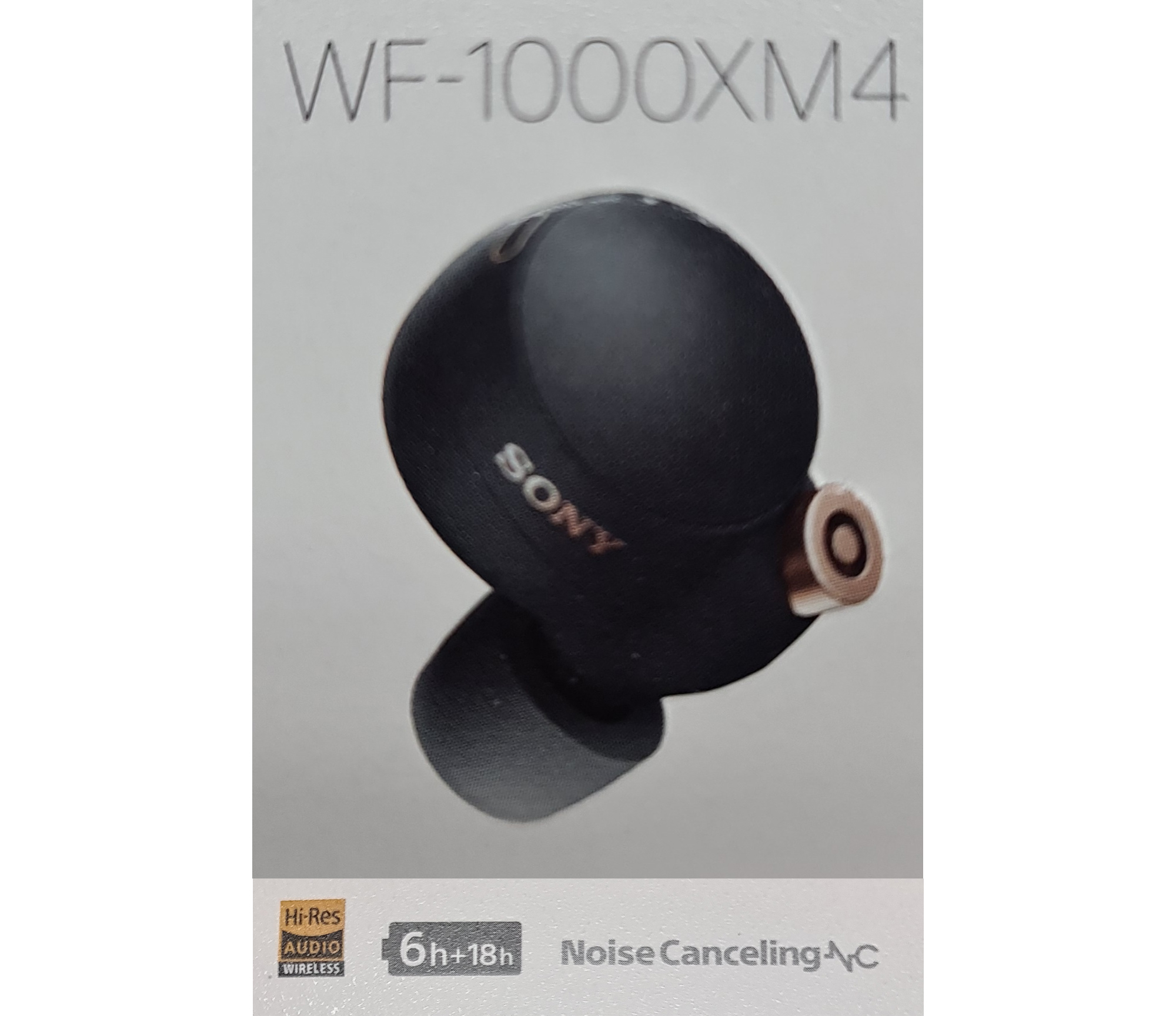 Sony’s WF-1000XM4 earbuds leak, showing a radically new design