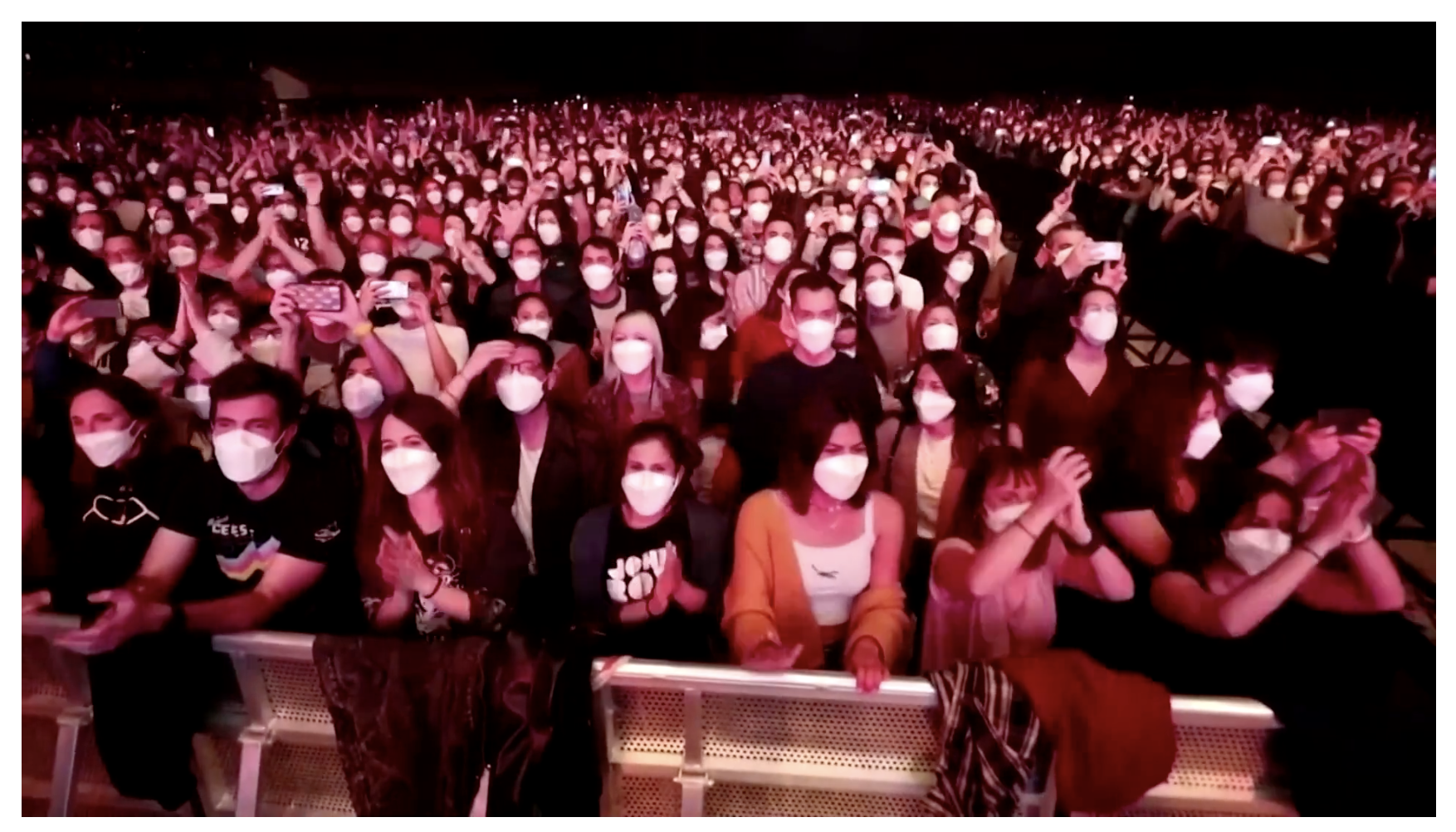 5,000 fans attend Barcelona rock concert after taking rapid coronavirus tests