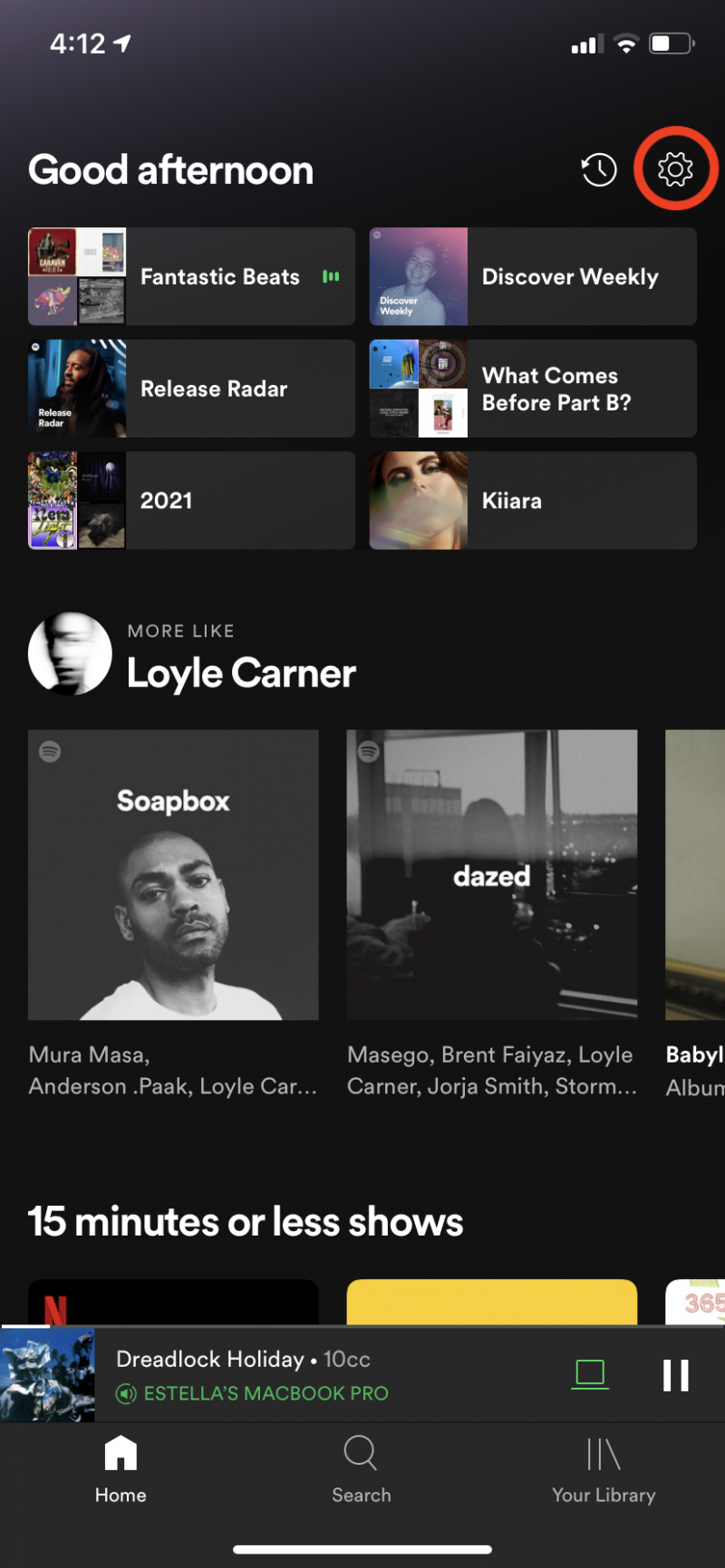 latest version fo spotify for mac issue