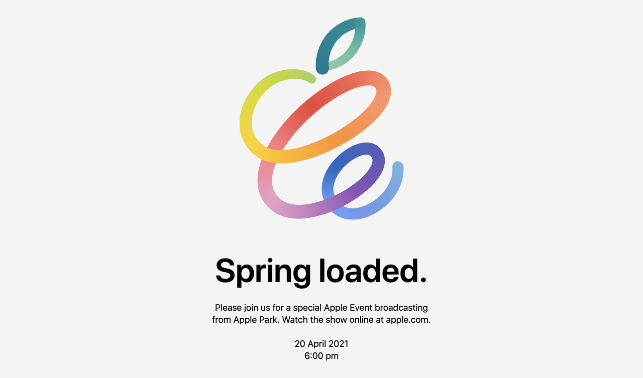 Apple officially announce their April 20th ‘Spring Loaded’ event What