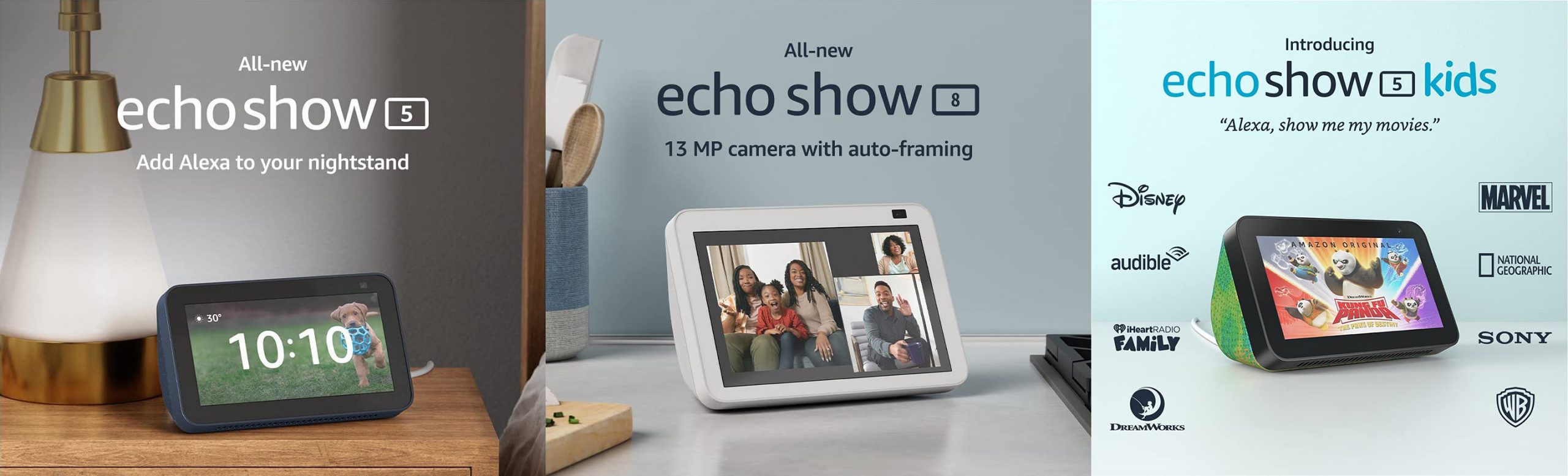 Amazon update Echo Show 5 and 8, plus a new Echo Show 5 Kids edition