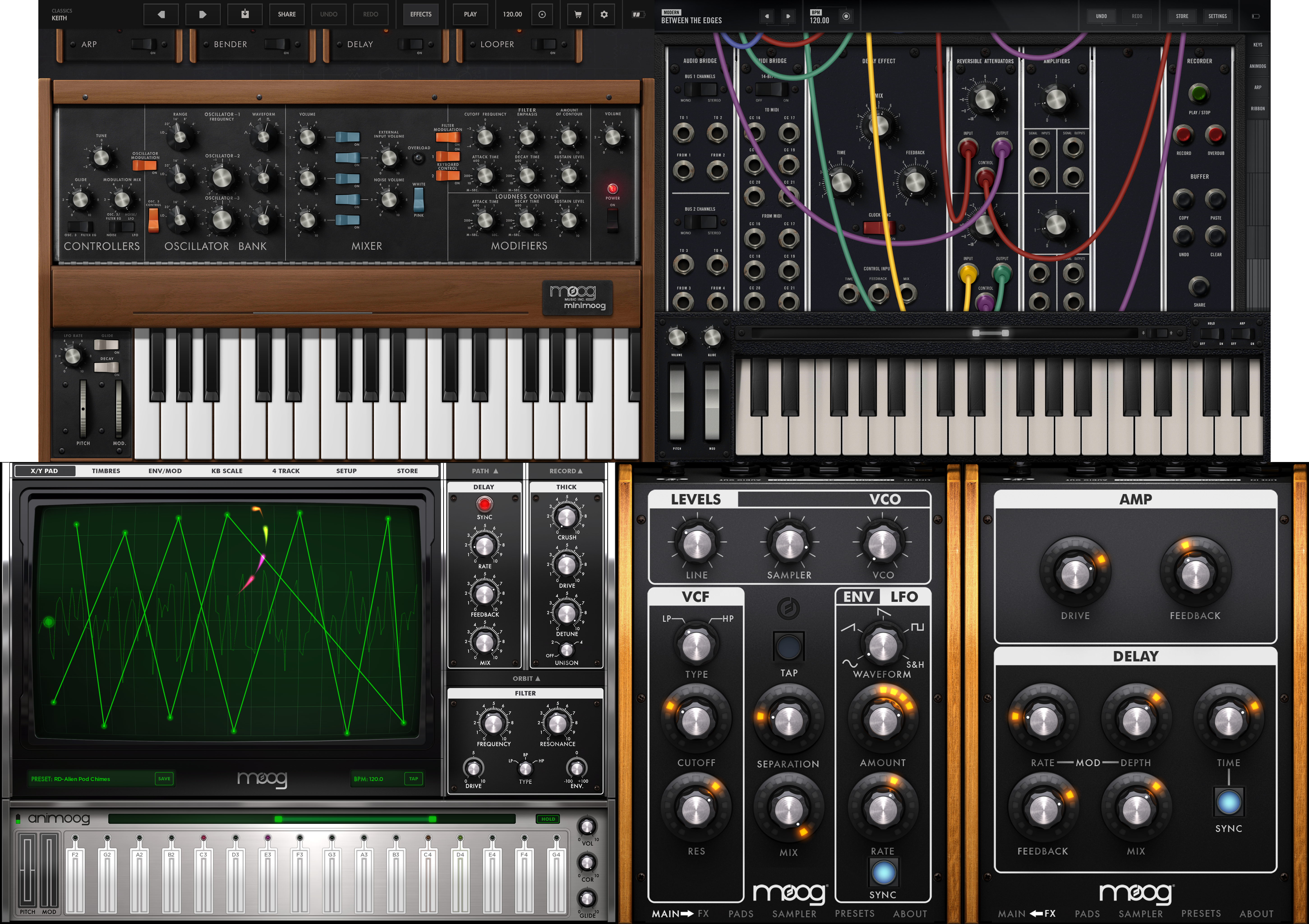 All Moog synthesizer apps on iPhone and iPad are currently free