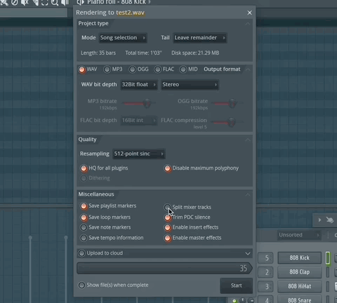 Saving Your Project in FL Studio