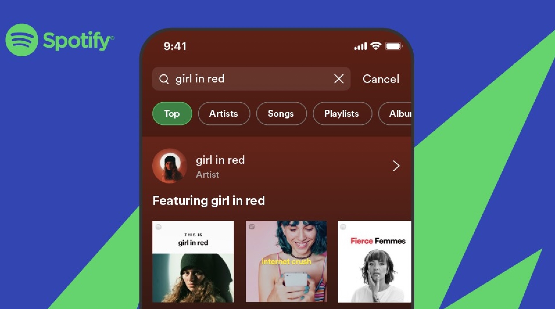 Spotify adds filters to search results on the mobile app