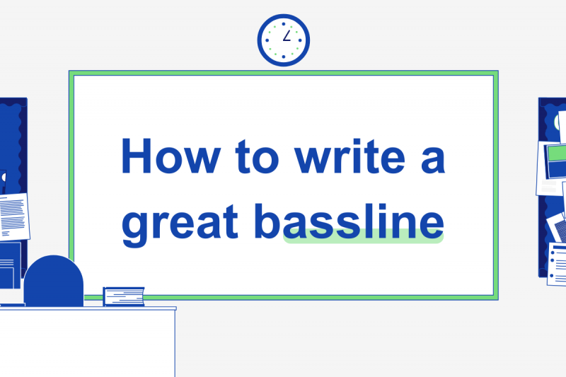 how to write a bass part in music production