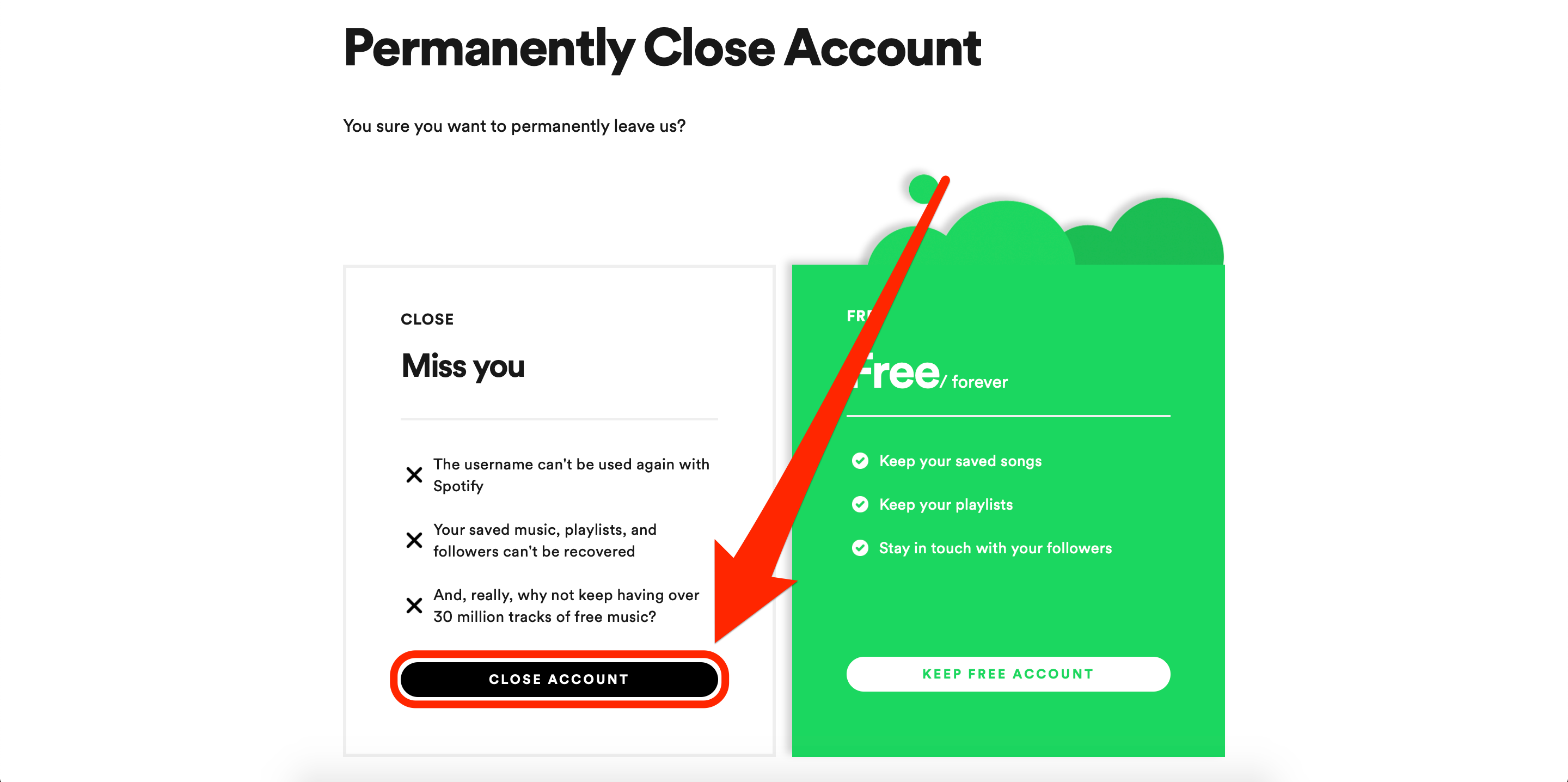 An easy guide on how to delete your Spotify account