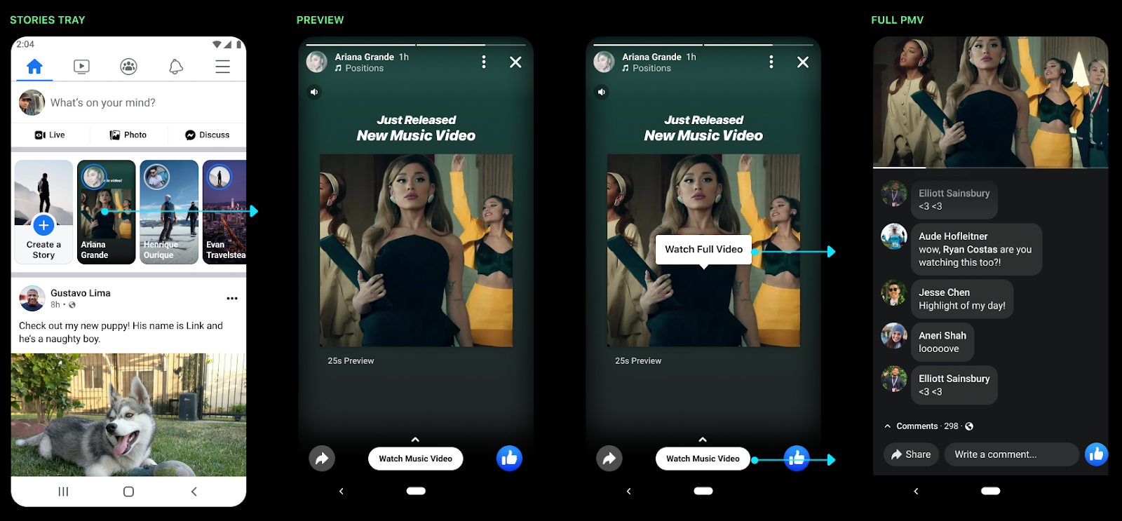 Facebook announces new ‘Share to Stories’ feature for music videos