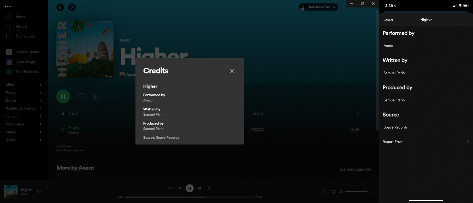 How to add artists to the 'Show credits' page on Spotify - RouteNote Blog