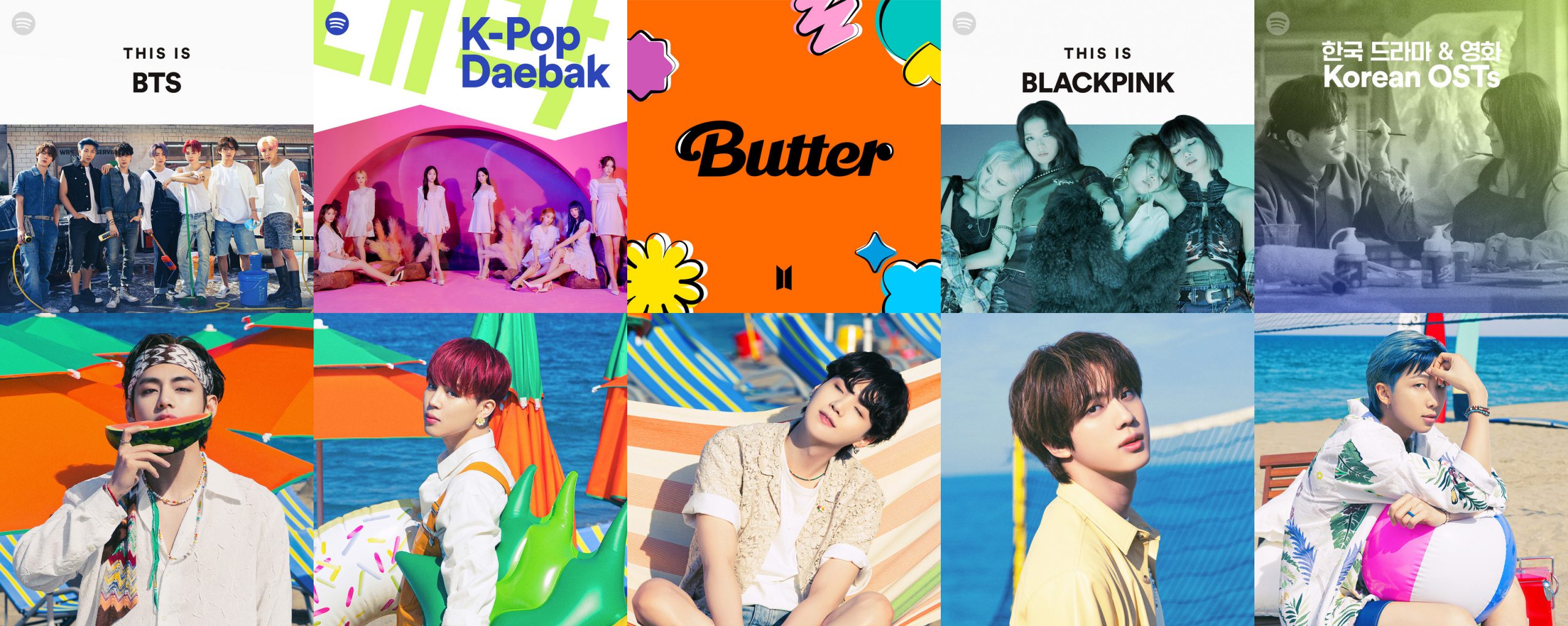 Most-liked K-pop Spotify playlists