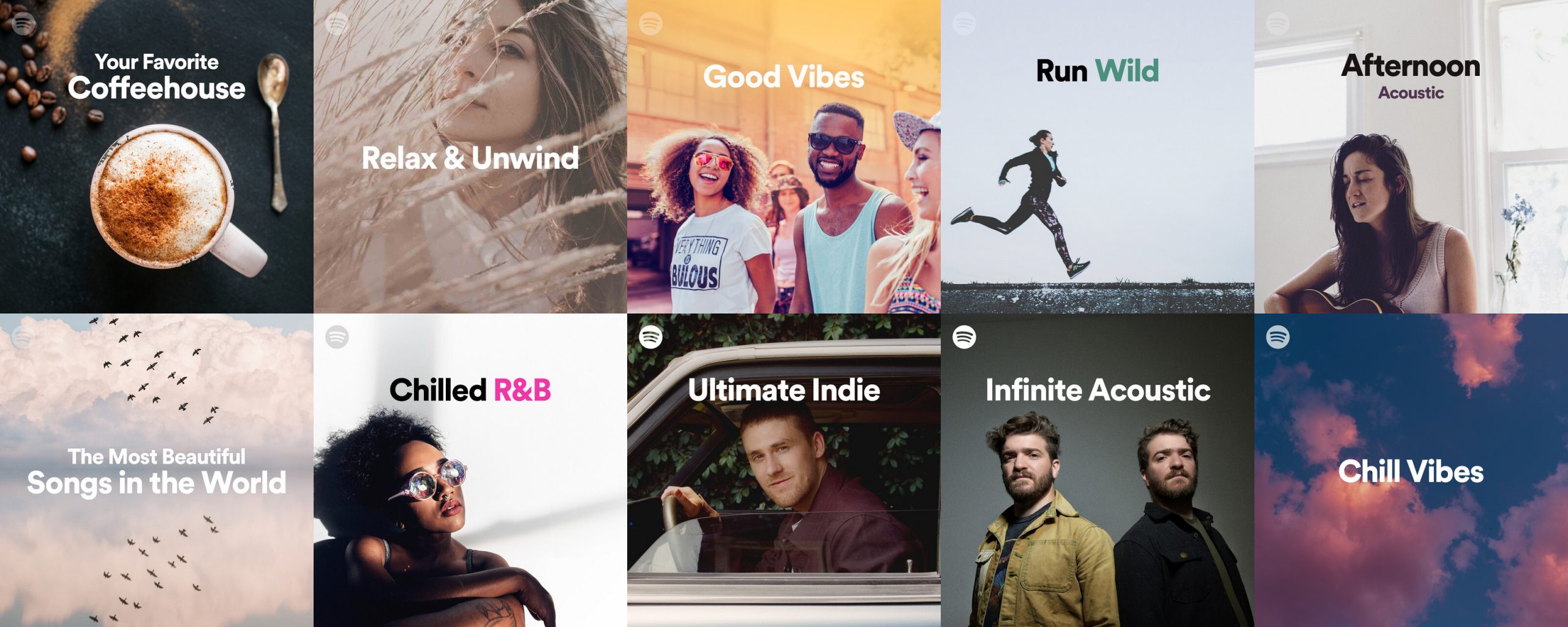 The most-followed playlists for indie music on Spotify