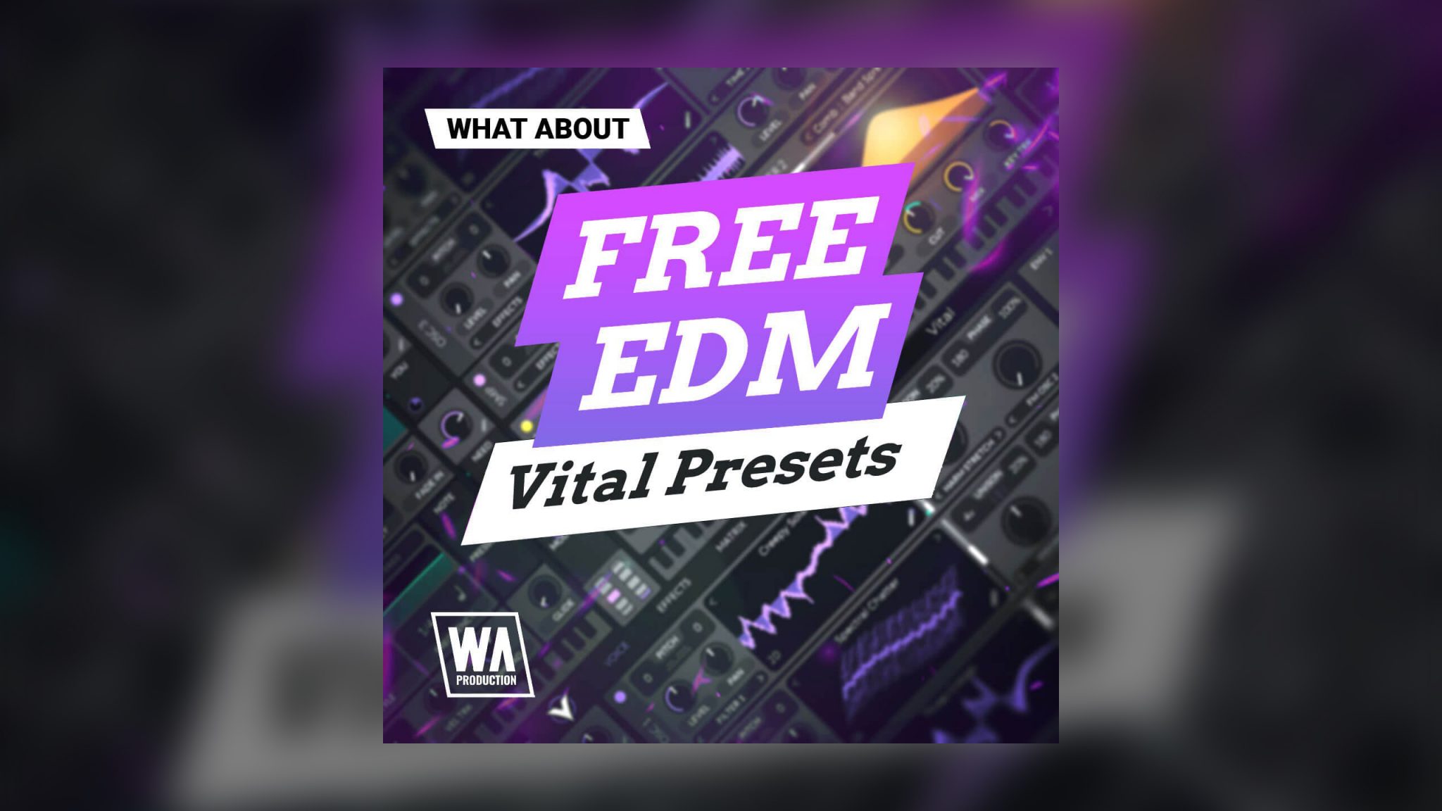Pick up 50 free EDM presets for Vital synth including synths, basses