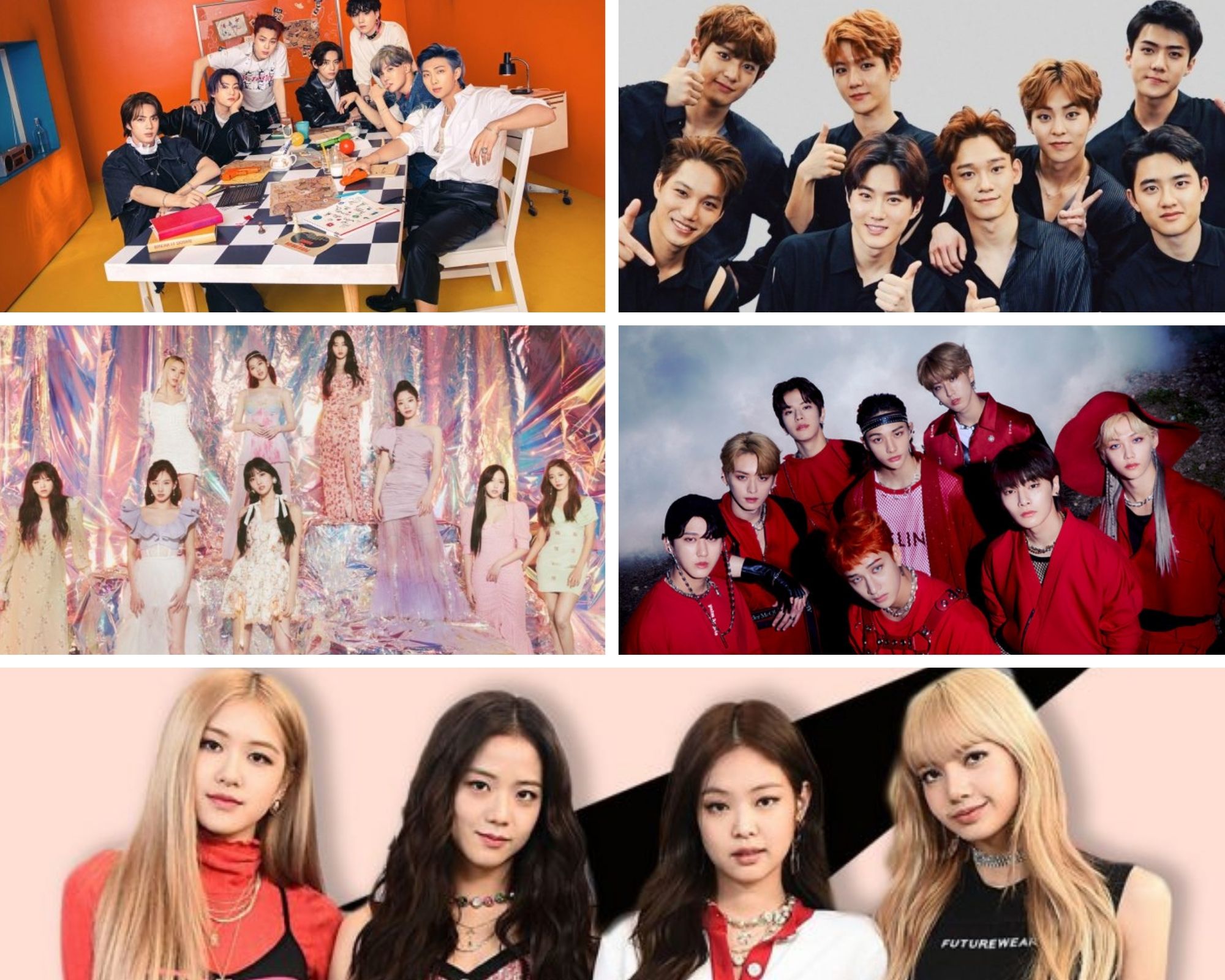 Top 5 most followed K-pop artists on Spotify in 2023