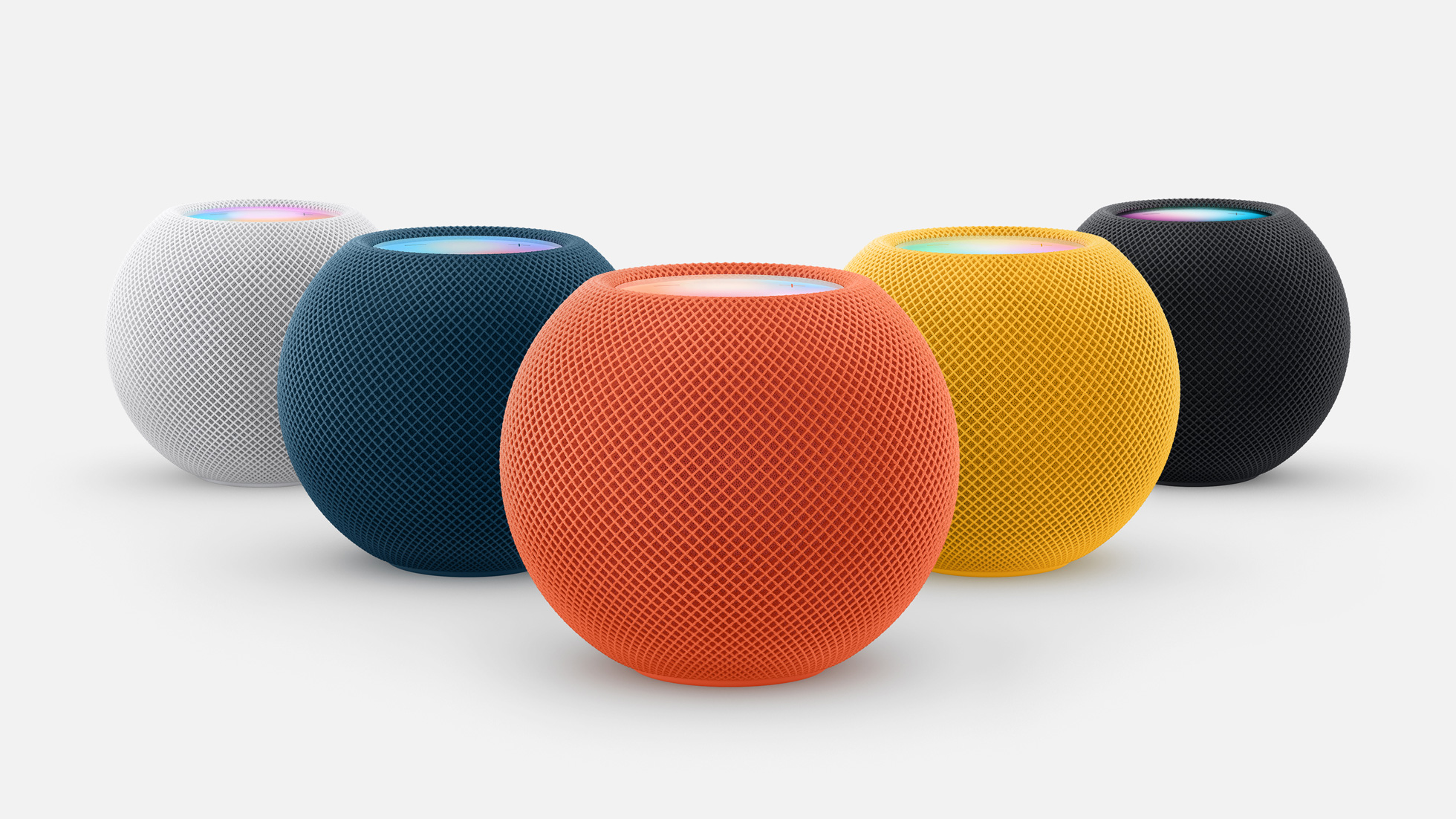 Apple introduce the HomePod mini in three new colors – yellow, orange and blue