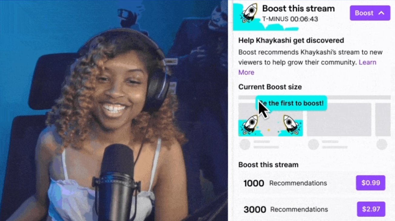 Twitch ‘Boosts’ is a marketing tool paid for by viewers