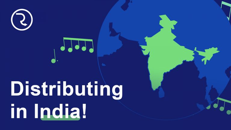 Cover photo for RouteNote distribution to music stores from India