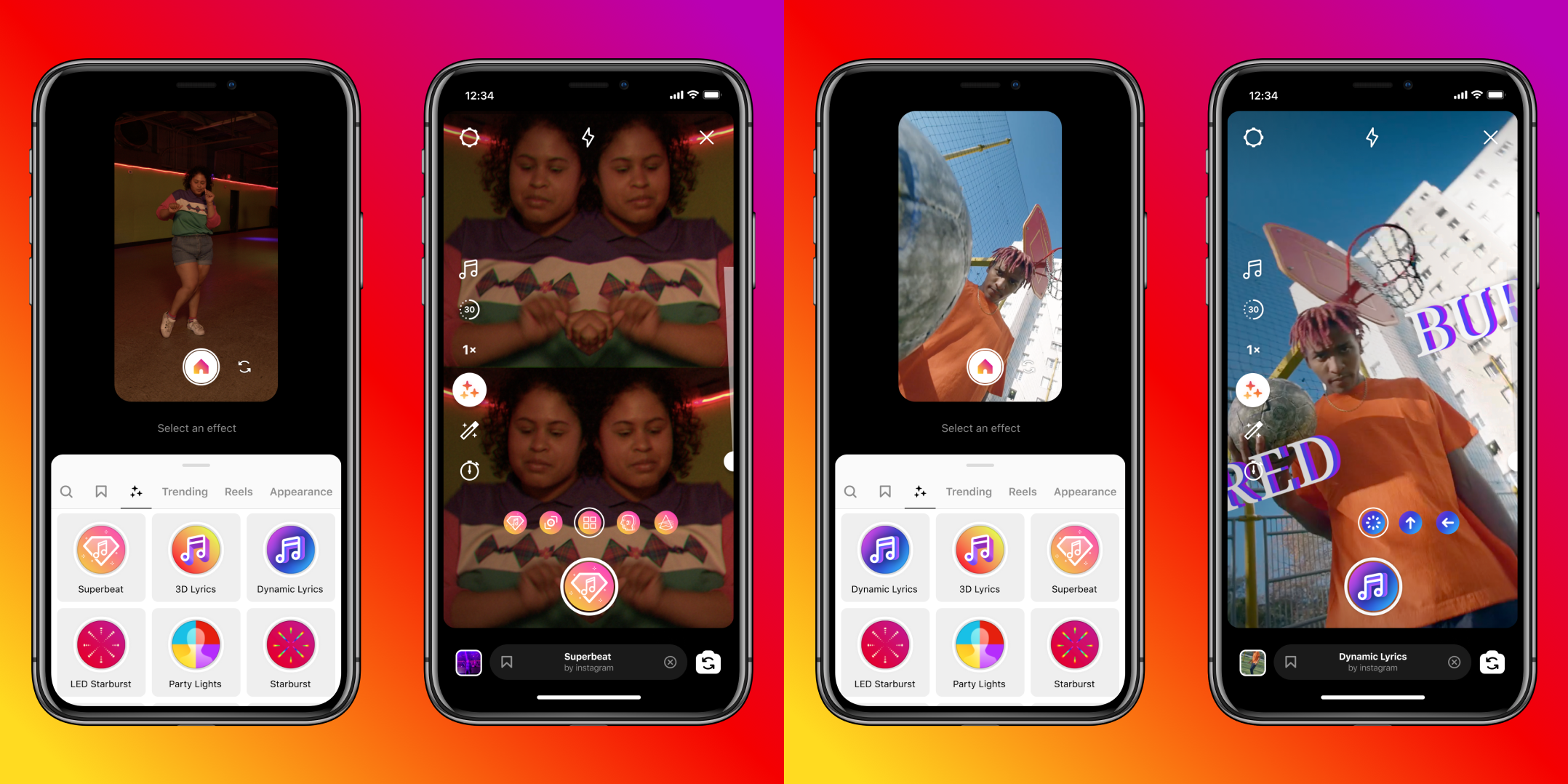 Instagram Superbeat, 3D Lyrics and Dynamic Lyrics makes it easier than ever to create engaging Reels