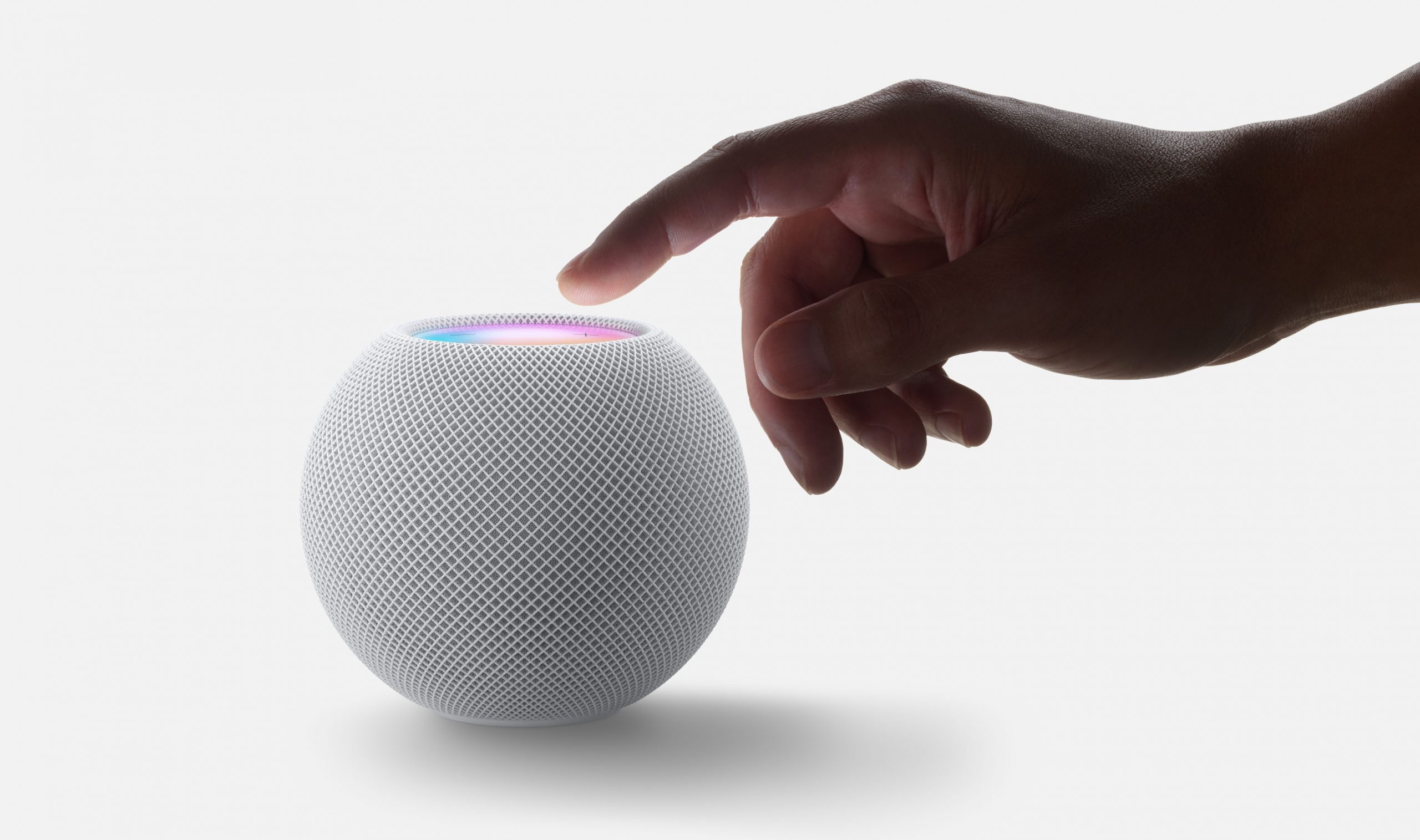 Apple are working on adding touch-sensitive fabric and display controls to HomePods