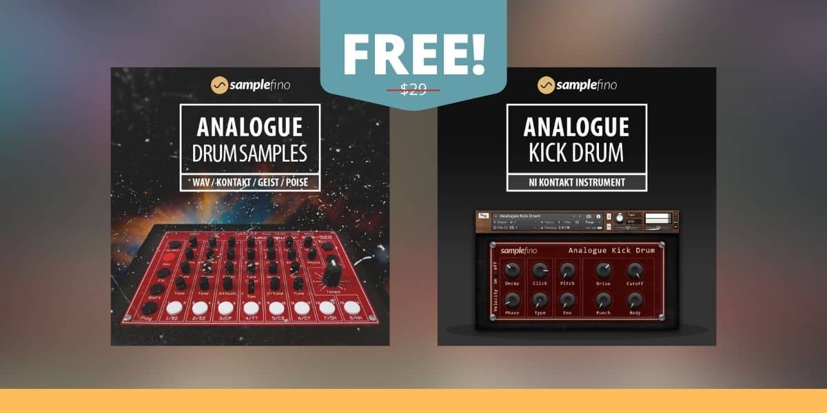 Download 1,135 free deep bass drum machine sounds – Samplefino Analogue Drum Samples Bundle