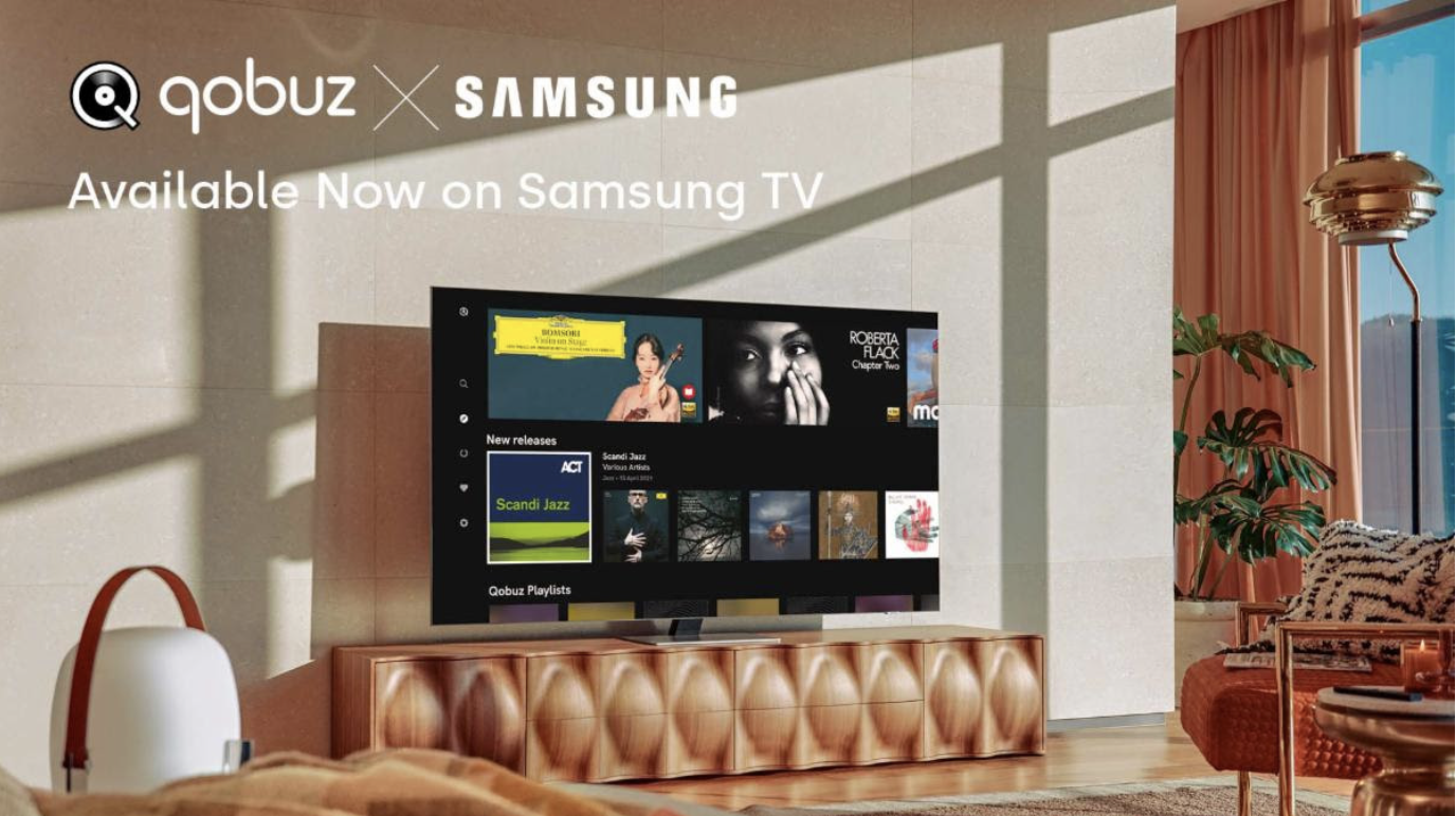 Qobuz is now available on Samsung Smart TVs